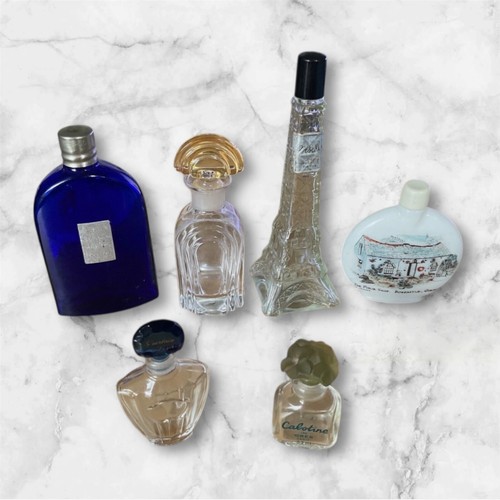 Six vintage perfume - vintage, bottles