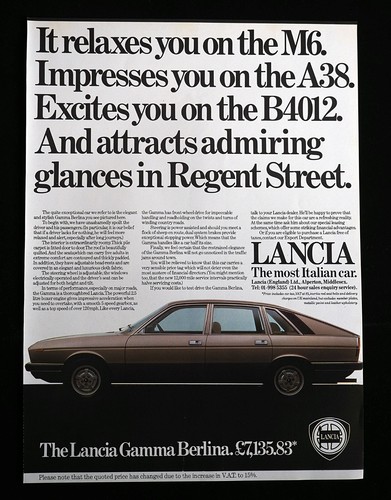 Original vintage 1979 advert - original,
