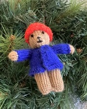 Hand knitted Paddington Bear Keyring - Great Gift 🎁 🐻