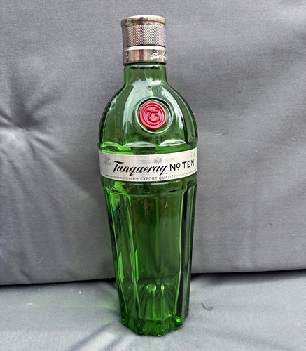 Tanqueray ten gin bottle - tanqueray,