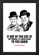 Laurel and hardy Framed Wall