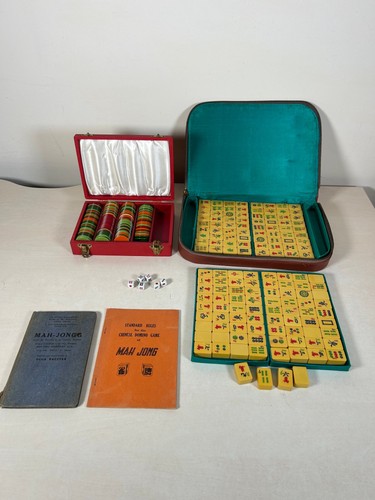 Vintage bakelite mah jong - mah, set