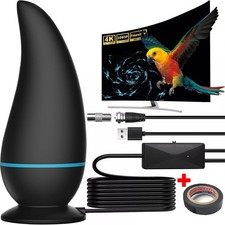 TV Aerial Freeview Indoor TV Aerial with 560+ Miles Range Reception TV Antenna