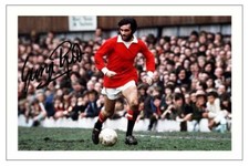 GEORGE BEST - MANCHESTER UNITED AUTOGRAPH SIGNED PHOTO POSTER PRINT