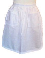  LADIES  WHITE WAIST APRON TWO