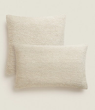 ZARA HOME LARGE SQUARE plaited