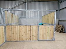 Internal Stables Equestrian American Barn Softwood Infill FRONT 3660mm 12'