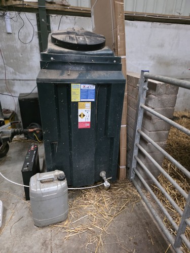 Bunded 1000ltr oil tank - oil,
