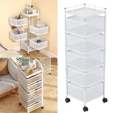 5 Tier Square Trolley Basket