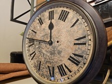 RARE WWII WW2 RAF British Wall Clock, 18"  (Doesn't Work) Needs Tlc