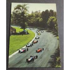 Cartolina Autodromo Nazionale di Monza - Entrata alla Curva Grande