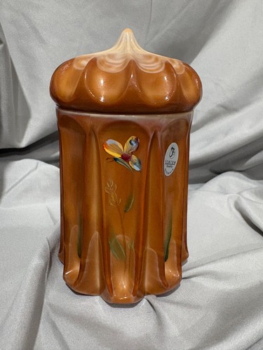 Fenton persian tent candy box - fenton,