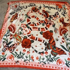 Gucci Silk Scarf 100% Silk