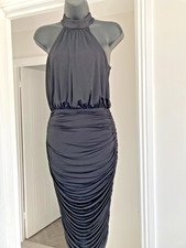 LIPSY Black bodycon ruched