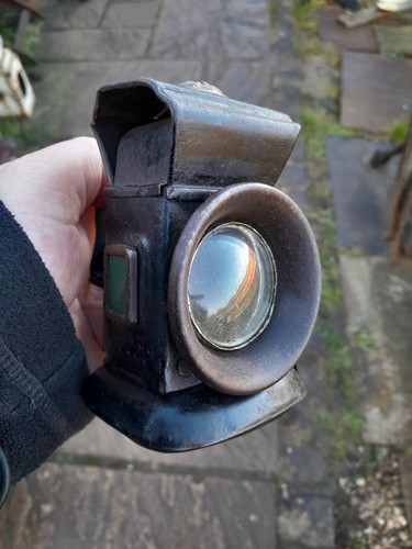 Antique front oil bicycle - antique, lamp