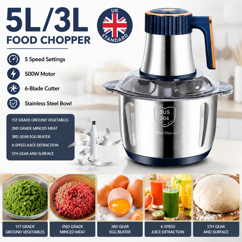 Stainless steel electric - 3l/5l,