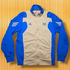 UCLA Bruins Tennis Team Issue Adidas Climalite Scorch Track Jacket Mens Small