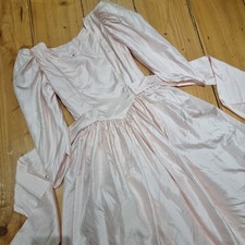 Vintage 1980s Gianni Balenti Pastel Pink Evening Bridesmaid Midi Dress 8-10 BG14