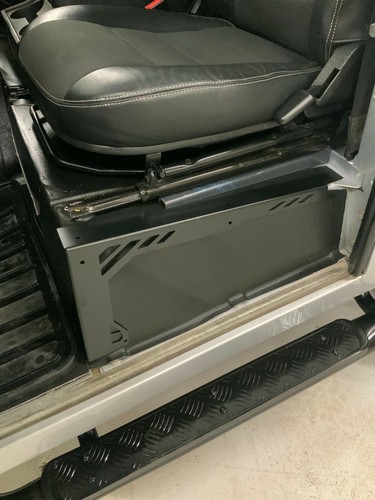 Matt black seat box - matt,