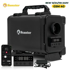 HTB1 GSM 4G 12V 24v 240V 8KW bluetooth Diesel Air Heater Motorhome Van RV Camper