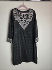 Dhanak Designer Ladies Kurta Kurti Size Medium/12 Cotton Pakistani Shirt 