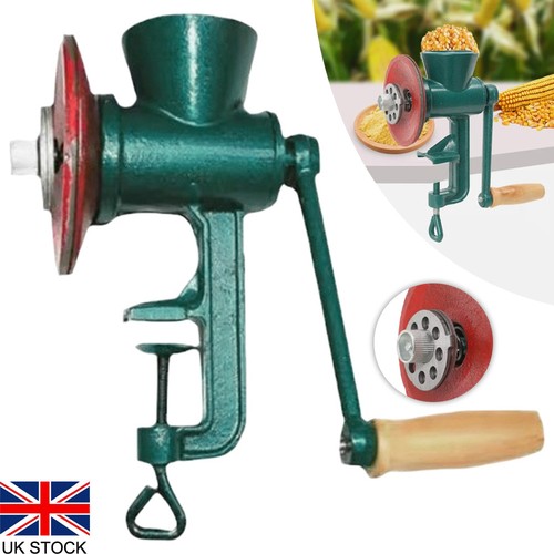 Manual iron grain mill grinder - iron,