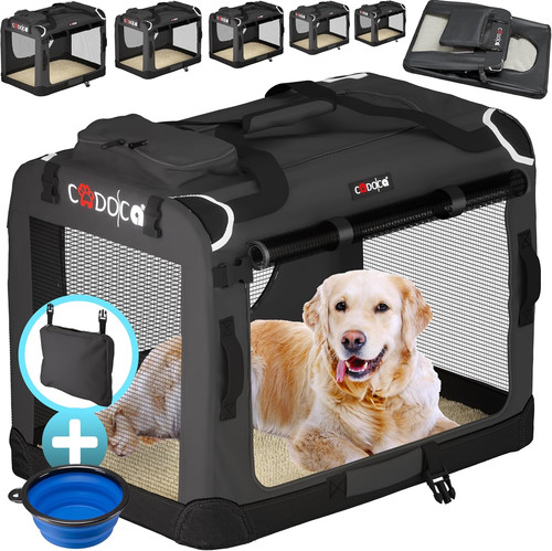 Medium dog crate - dog, fabric