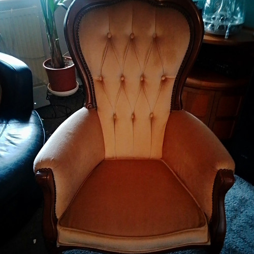 French wingback armchair book - , armchair,book