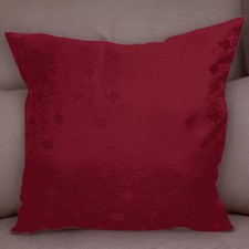 Cushion Covers Deep Red - Set of 2 Little Stars 16 x 16" 40 x 40 cm Home Decor