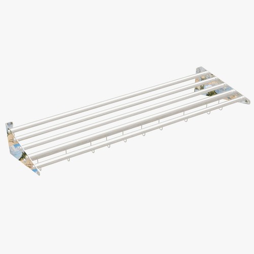 Stainless steel wall - steel, shelf