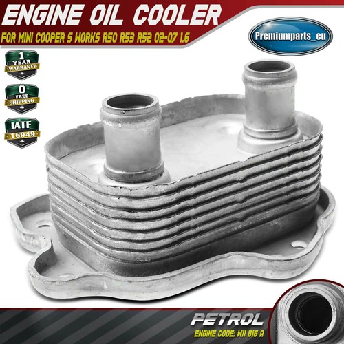 Engine oil cooler for - engine, mini
