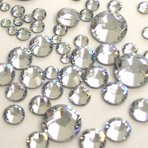 1000 clear crystal - clear, silver