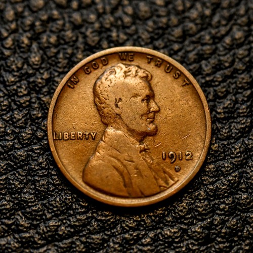 1912 lincoln cent fine f - 1912-d,