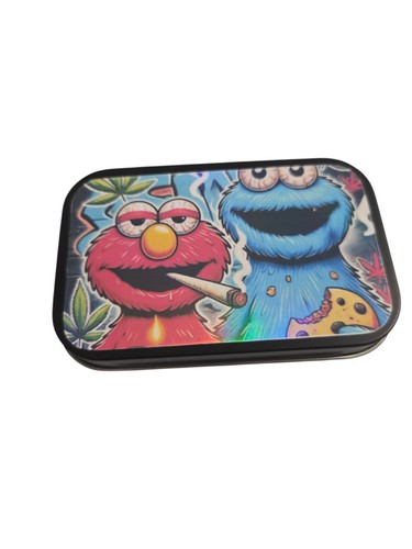 Tobacco tin 1oz hinged - tobacco,