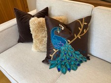Peacock Embroidered Bird