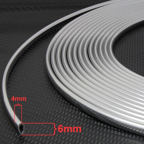 Chrome flexible car edge - chrome,