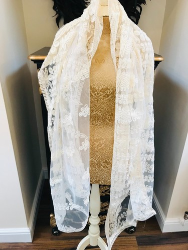 New sana safinaz lace veil - lace,