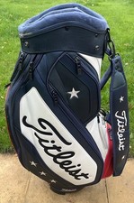TITLEIST US OPEN 2019 LIMITED EDITION TOUR BAG w/ STRAP & RAIN HOOD - GREAT COND