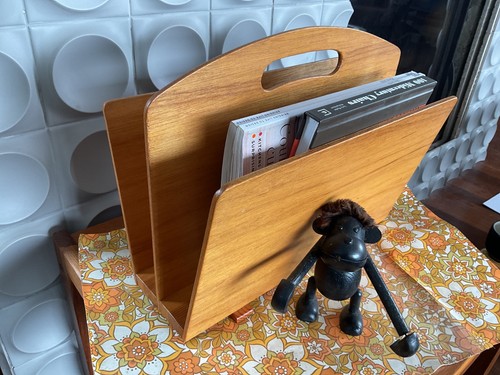 Mid century wooden magazine - century,