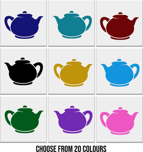 Kitchen tile stickers teapot - kitchen,