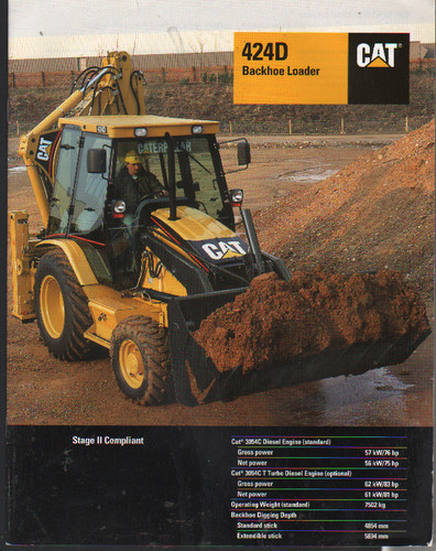 Caterpillar 424d tractor - caterpillar,