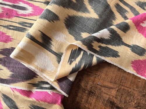Ikat metre 80silk 20cotton - ikat, by