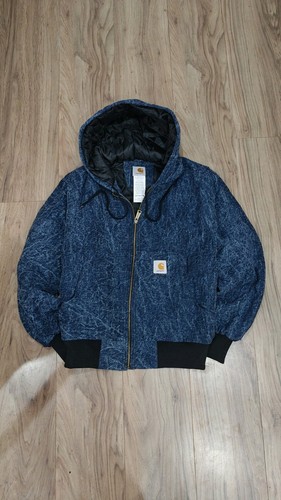 Dark blue washed carhartt - washed,