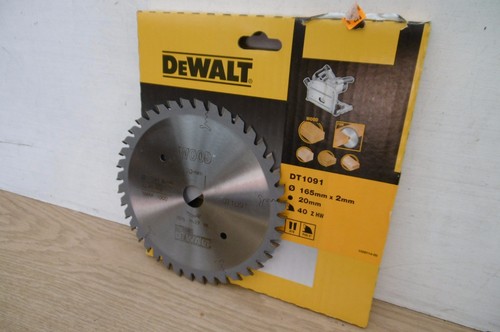 Dewalt dt1091 165mm 20mm 40t - 165mm,