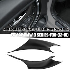Black Inner Door Pull Replace Handle Trim Cover Fits 12-18 F30 F36 330i 428i