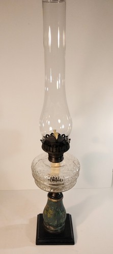 Antique oil lamp composite - antique,