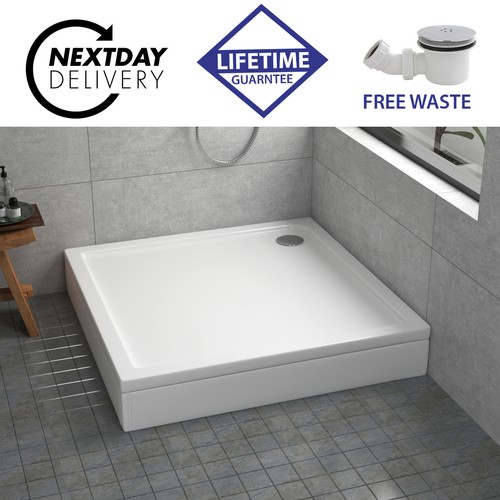 Slimline square stone shower - slimline,