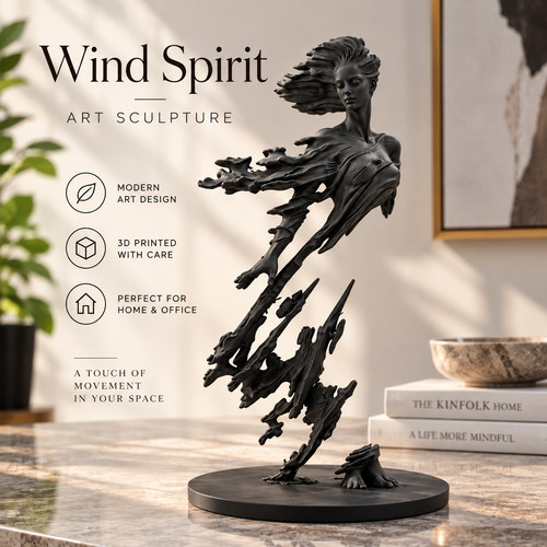 Printed fantasy woman - 3d,