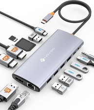 USB C Docking Station Triple