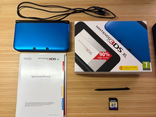 Nintendo 3ds blue black - xl,